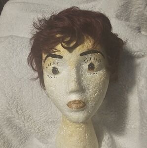 Short Brown Curly Wig